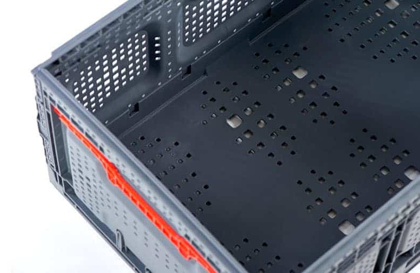 Caja Plegable y Apilable Gris 40 x 60 x 22 cm Ref.PFV6422