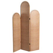 Biombo Limu Geométrico de Madera 