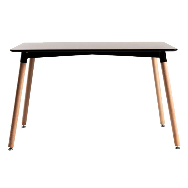 Mesa Nórdica Nera Rectangular 80 x 120 x 76 cm