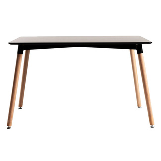 Mesa Nórdica Nera Rectangular 80 x 120 x 76 cm