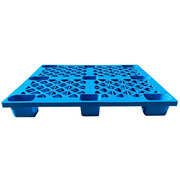 Lote 60 Palets Encajables Azules Perforados Usados 100 x 120 x 15 cm