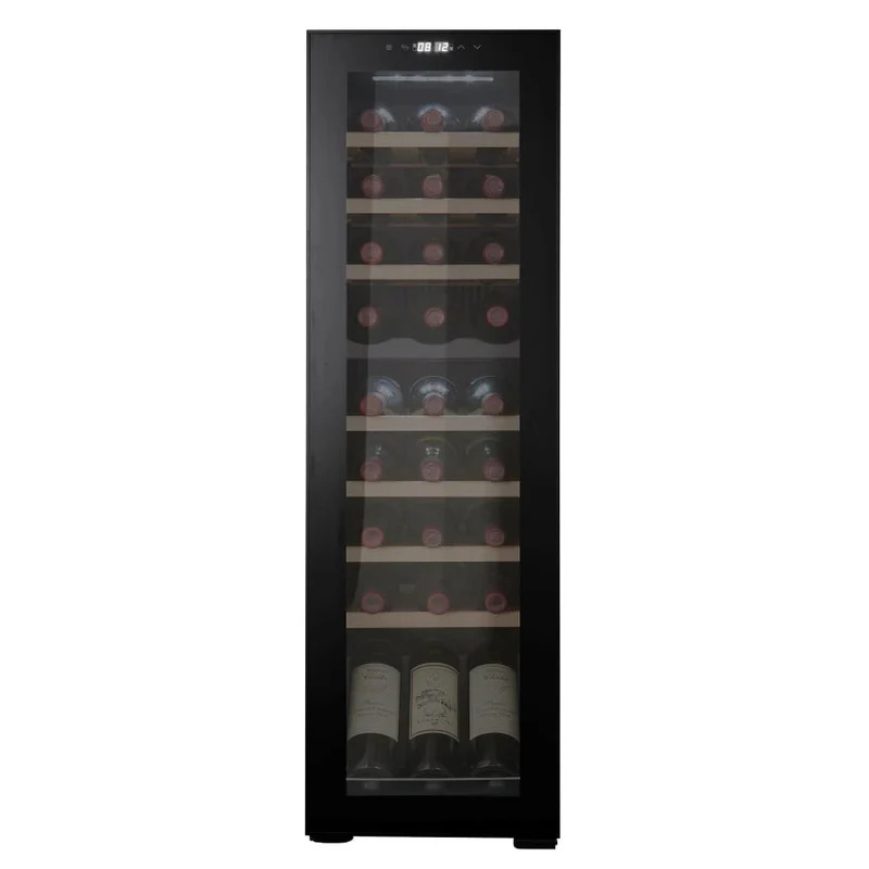 Vinoteca negra 27 botellas doble zona Cavin Northern Collection 27 Black