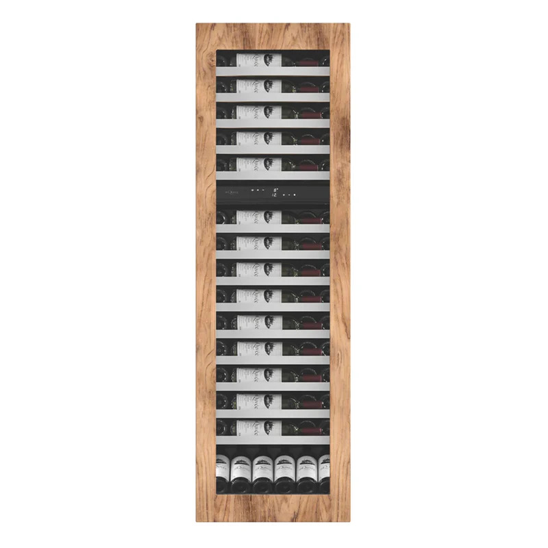 Vinoteca encastrable columna panelable doble zona Vinoteca 115 botellas mQuvée WineKeeper 112D Panel Ready