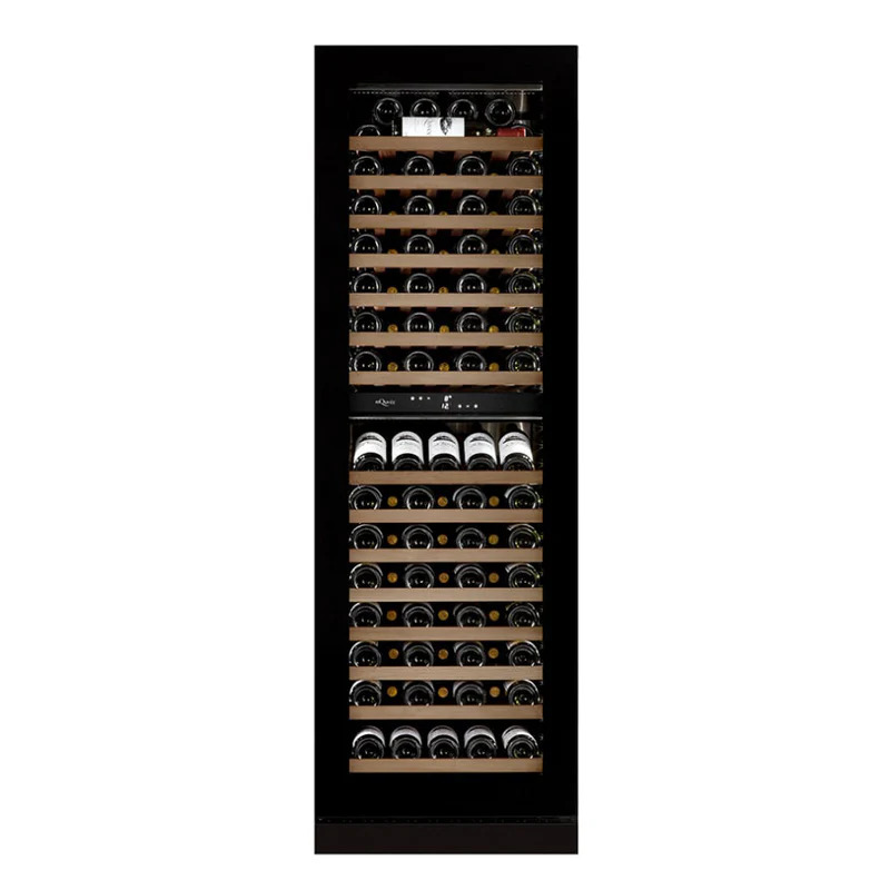 Vinoteca encastrable suelo 109 botellas doble zona mQuvée WineCave Infinite 187D Push Pull