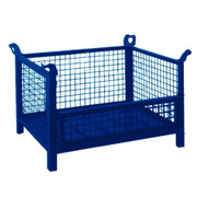 Cestón en Malla con Medio Lateral Abatible