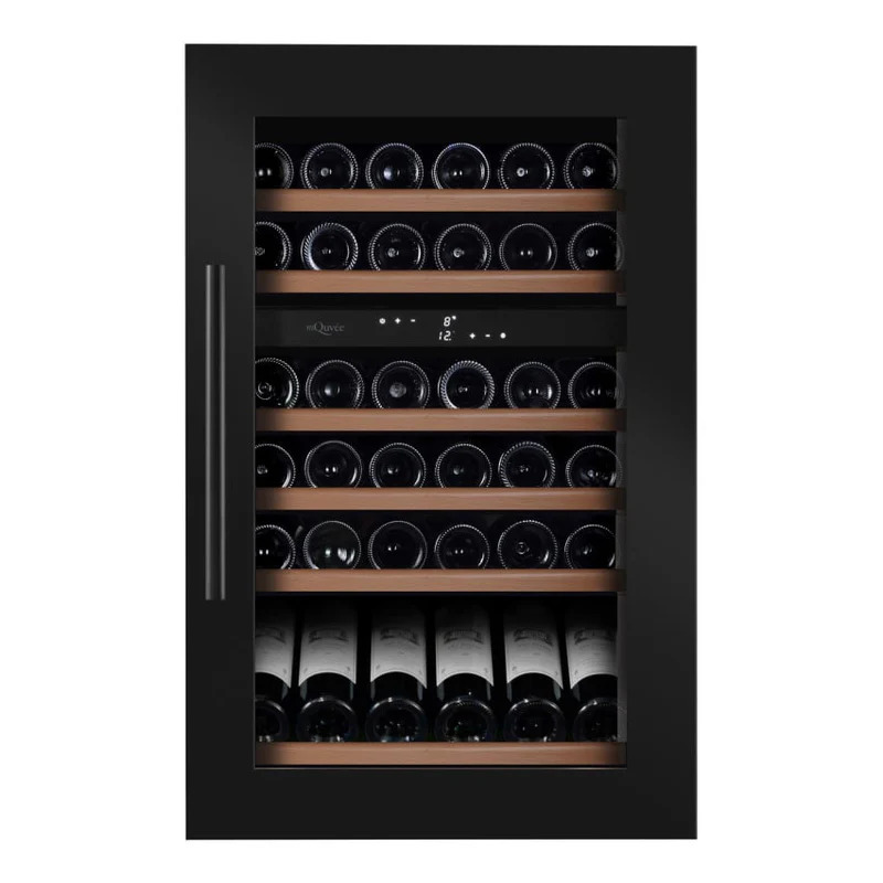 Vinoteca encastrable columna  negra 2 zonas 49 botellas WineKeeper 49D doble zona Fullglass Black