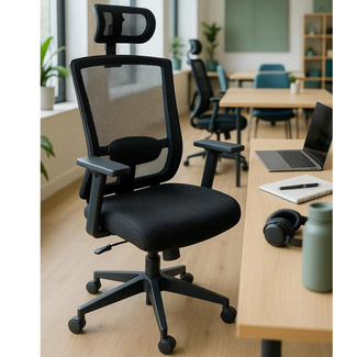 Silla Vintel Asiento en Poliéser Transpirable 69 x 70 x 123 cm 