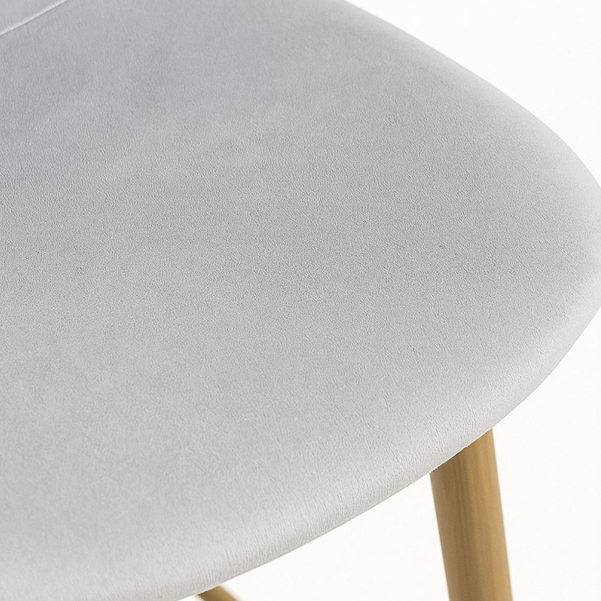 Taburete Leo Asiento de Terciopelo