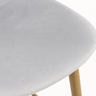 Taburete Leo Asiento de Terciopelo