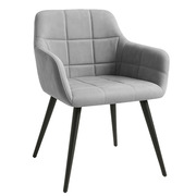 Silla Viroma de Terciopelo 52 x 50 x 78 cm