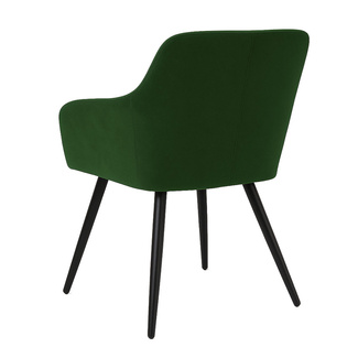 Silla Viroma de Terciopelo y Acero 52 x 50 x 78 cm