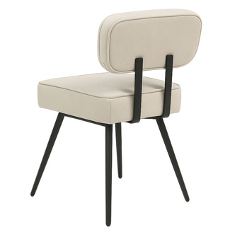 Silla Novaca de Tela y Acero Reforzado 46,5 x 39,5 x 70,5 cm 