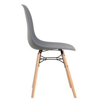 Silla Sybe de Polipropileno y Madera 40 x 40 x 83 cm 