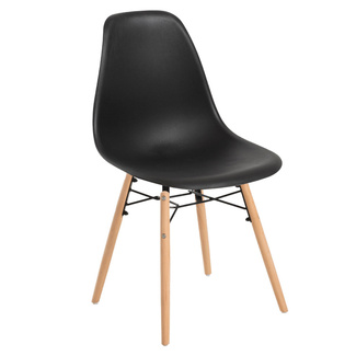 Silla Sybe de Polipropileno y Madera 40 x 40 x 83 cm 