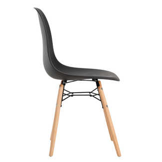 Silla Sybe de Polipropileno y Madera 40 x 40 x 83 cm 