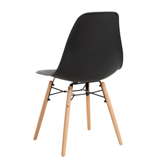 Silla Sybe de Polipropileno y Madera 40 x 40 x 83 cm 