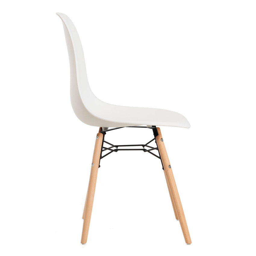 Silla Sybe de Polipropileno y Madera 40 x 40 x 83 cm 
