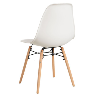 Silla Sybe de Polipropileno y Madera 40 x 40 x 83 cm 