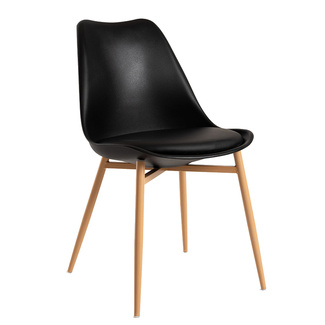 Silla Melti de Polipropileno y Madera 40 x 40 x 82 cm 