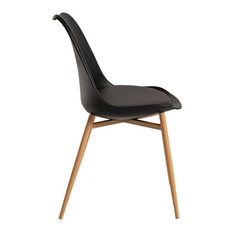 Silla Melti de Polipropileno y Madera 40 x 40 x 82 cm 