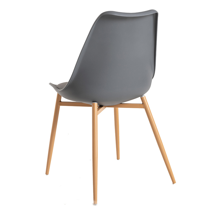 Silla Melti de Polipropileno y Madera 40 x 40 x 82 cm 