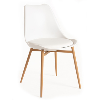 Silla Melti de Polipropileno y Madera 40 x 40 x 82 cm 
