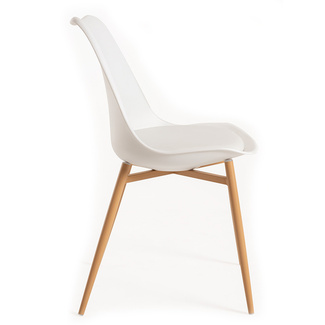 Silla Melti de Polipropileno y Madera 40 x 40 x 82 cm 