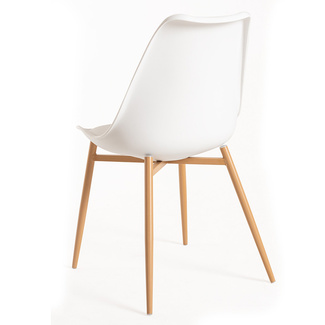 Silla Melti de Polipropileno y Madera 40 x 40 x 82 cm 