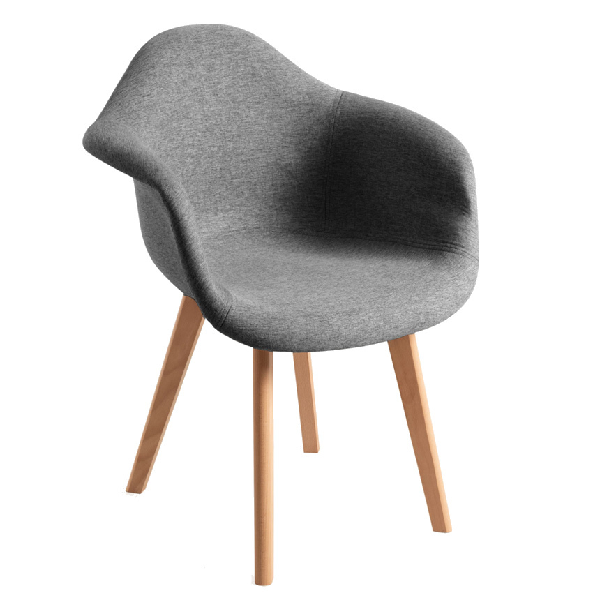 Silla Luba Tapizado de Tela 42,5 x 42,5 x 81 cm   