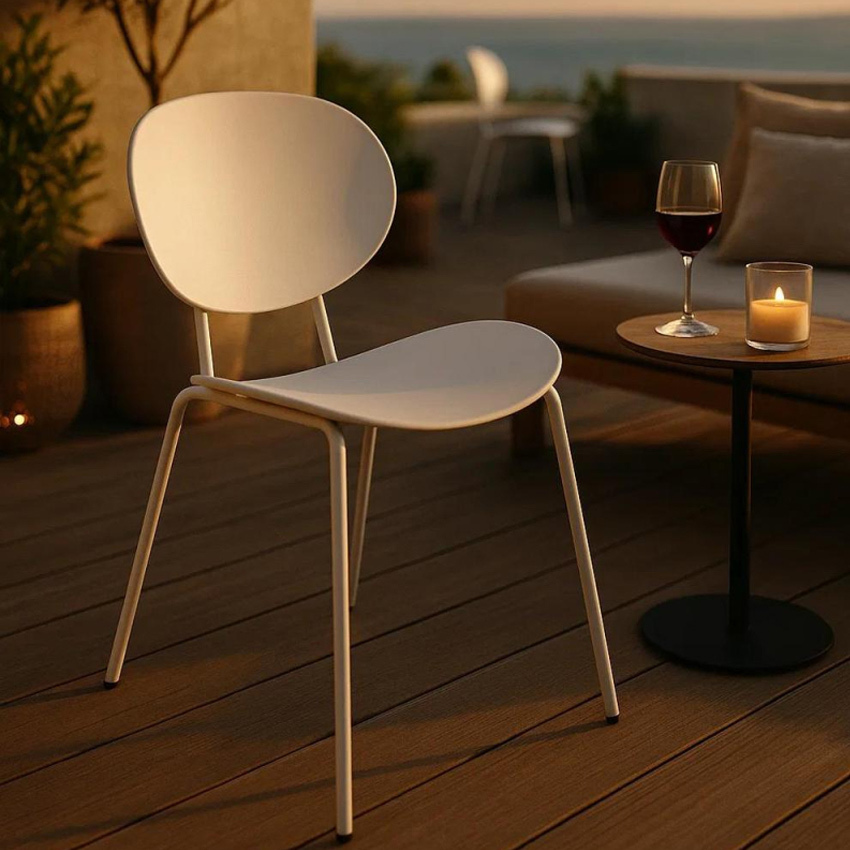 Silla Nilde Polipropileno 50 x 40 x 76 cm 