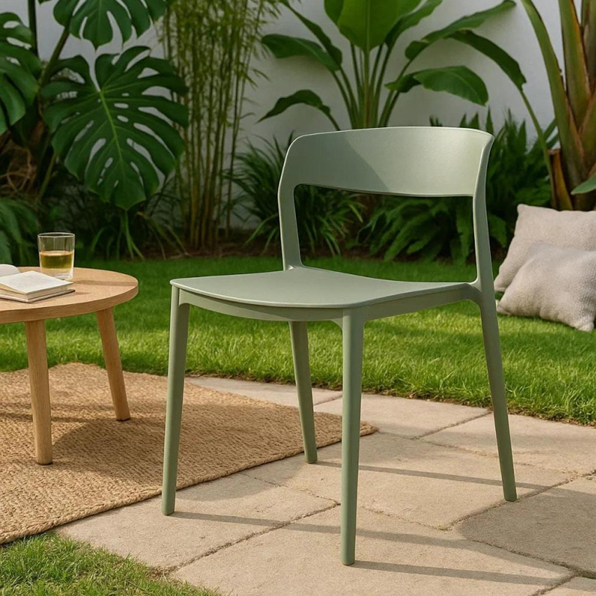 Silla Neshi para Exterior de Polipropileno 50 x 45 x 75 cm 