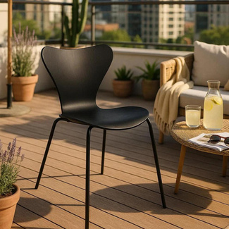 Silla Nilcelo para Exterior de Polipropileno 53 x 56 x 76 cm 