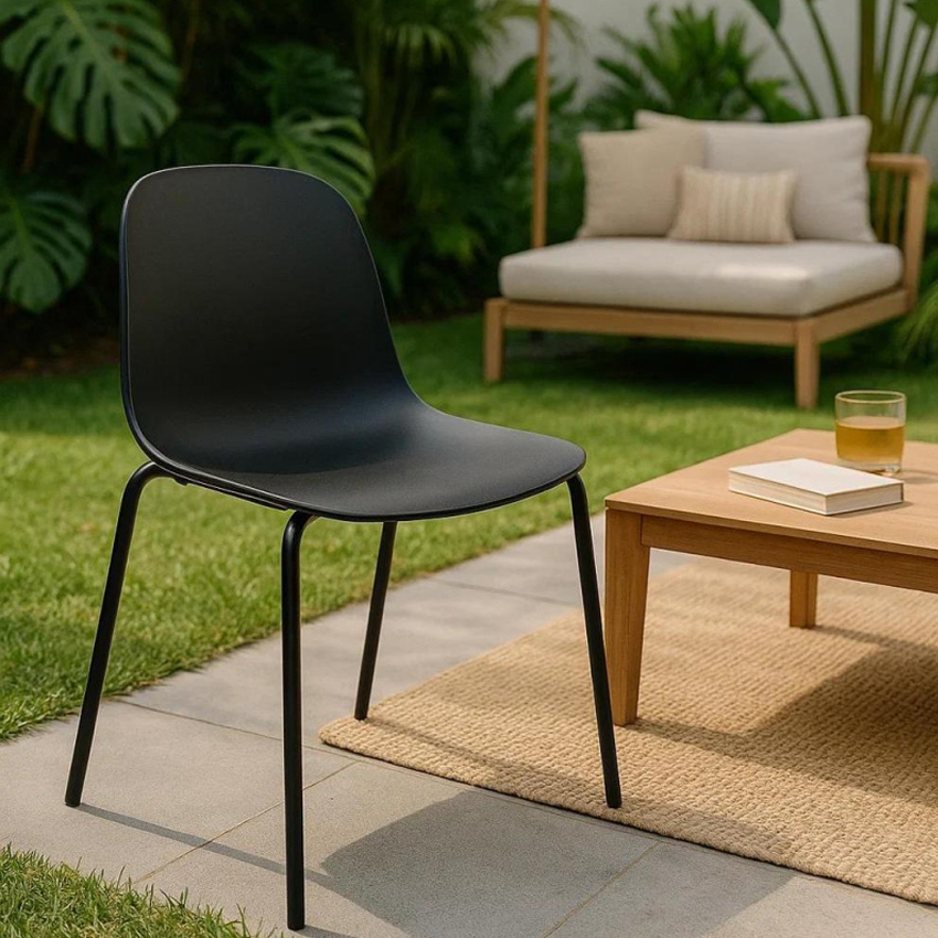 Silla Nosul para Exterior de Polipropileno 51 x 53 x 85 cm 
