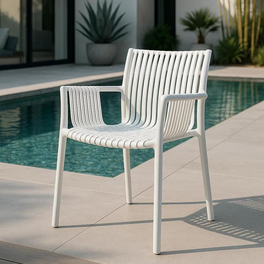 Silla Sidoc para Exterior de Polipropileno 53 x 55 x 83 cm 