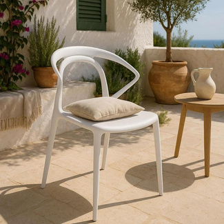 Silla Nadi para Exterior de Polipropileno 50 x 51 x 81 cm 