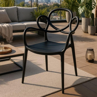 Silla Yska con Reposabrazos de Polipropileno 57 x 57 x 82 cm 