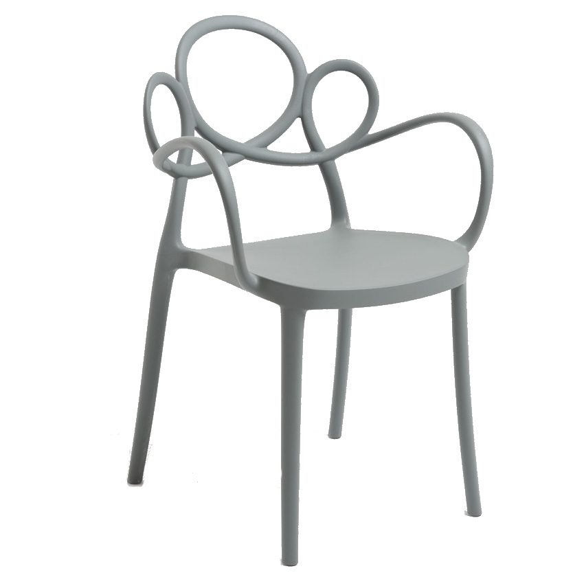 Silla Yska con Reposabrazos de Polipropileno 57 x 57 x 82 cm 