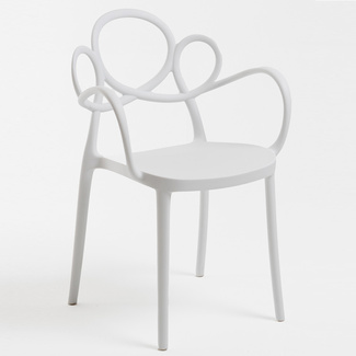 Silla Yska con Reposabrazos de Polipropileno 57 x 57 x 82 cm 