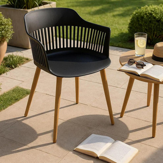 Silla Silsi para Exterior de Polipropileno 45 x 45 x 80 cm 