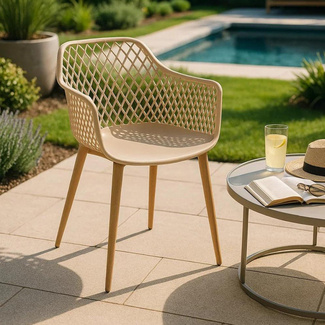 Silla Vaty para Exterior de Polipropileno 47 x 43 x 85 cm