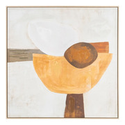 Cuadro Impresión Abstracto en Lienzo 100 x 100 cm 