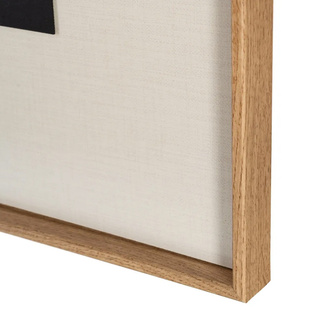 Cuadro Mix Tallado y Print Madera 3,5 x 52 x 152 cm 