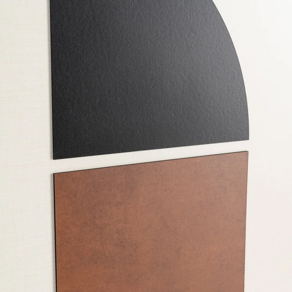 Cuadro Decorativo Mix Tallado y Print Madera 3,5 x 52 x 152 cm