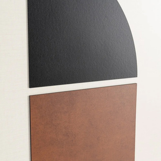 Cuadro Decorativo Mix Tallado y Print Madera 3,5 x 52 x 152 cm