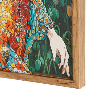 Cuadro Mujer Impresión sobre MDF y Cristal 3,5 x 43 x 63 cm 