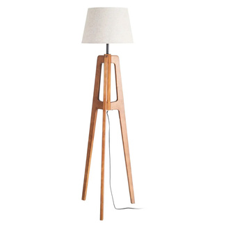 Lámpara de Suelo en Madera 40 x 40 x 158 cm 