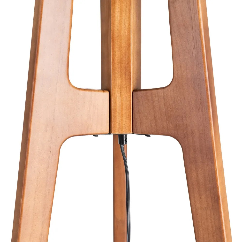 Lámpara de Suelo en Madera 40 x 40 x 158 cm 