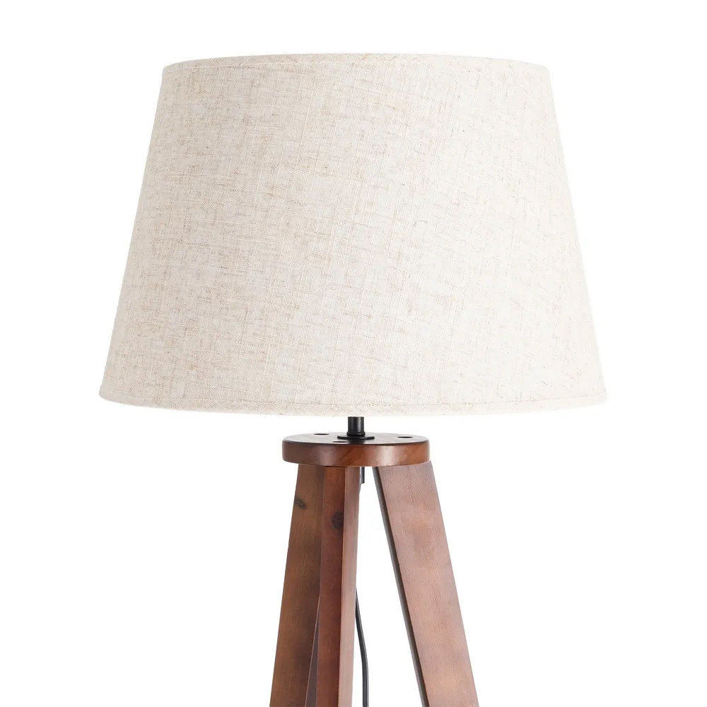 Lámpara de Suelo en Madera 50 x 50 x 151 cm 