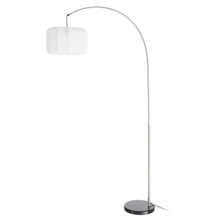 Lámpara de Suelo Metal Cromado y Mármol 37 x 100 x 197 cm 