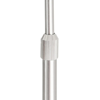 Lámpara de Suelo Metal Cromado y Mármol 37 x 100 x 197 cm 